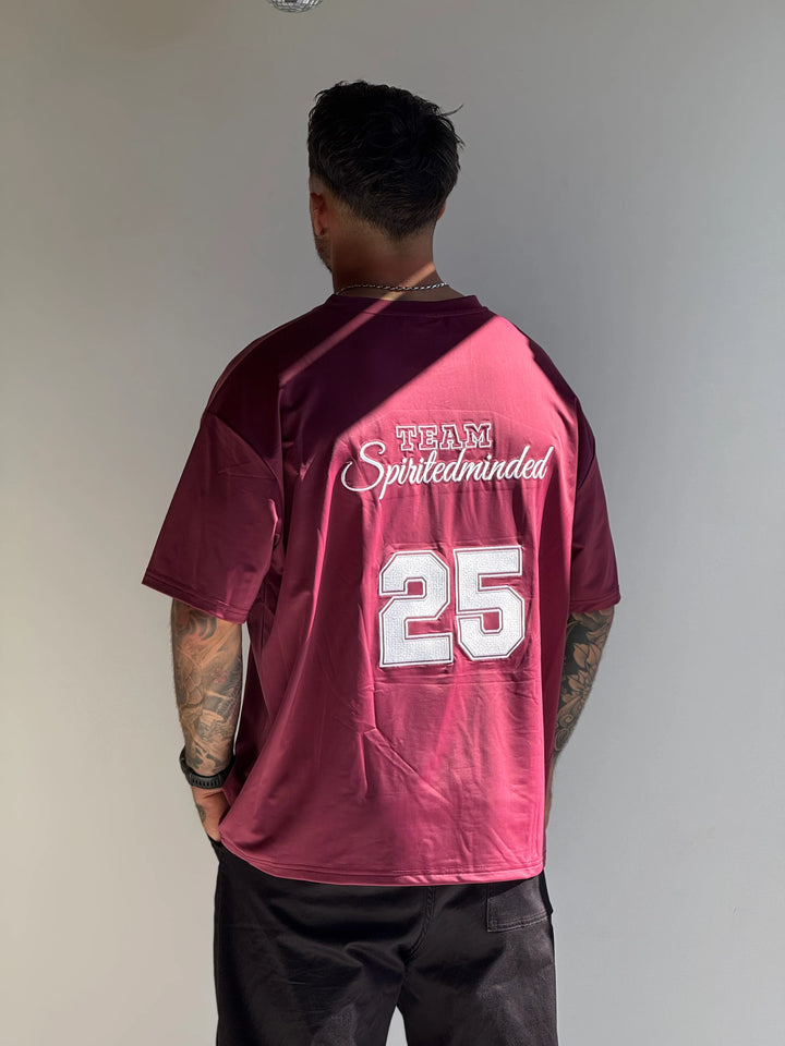 T-SHIRT OVERSIZE SOLSTICE FLOW - BORDEAUX