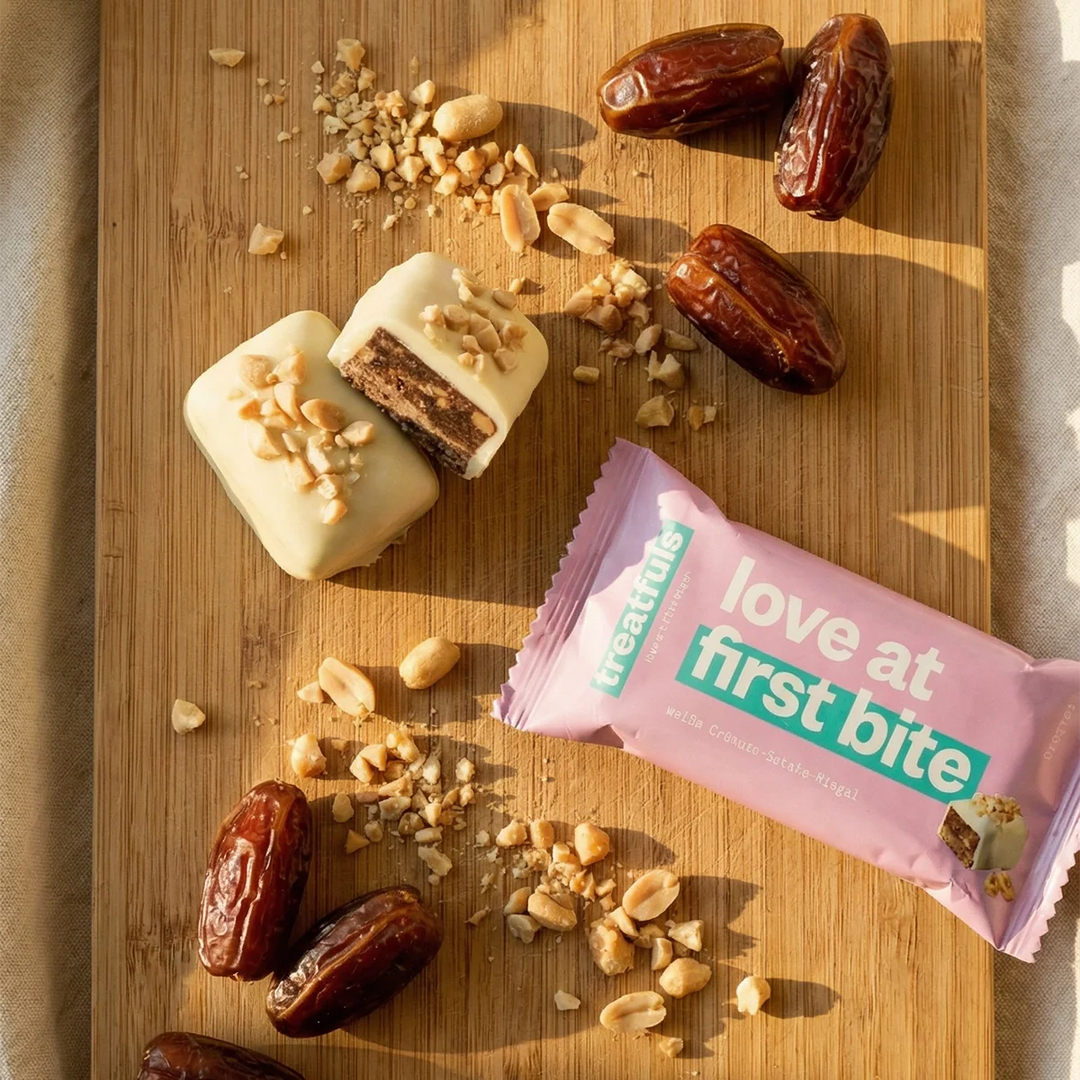 Barre Treatfuls - Chocolat blanc Cacahuètes