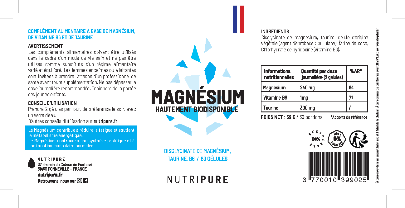 Magnesium Taurine B6