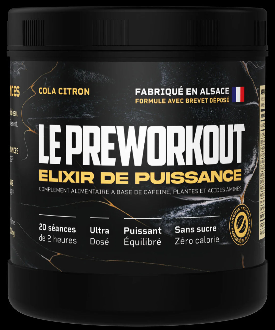 LE PREWORKOUT : Elixir de Puissance Cola Citron