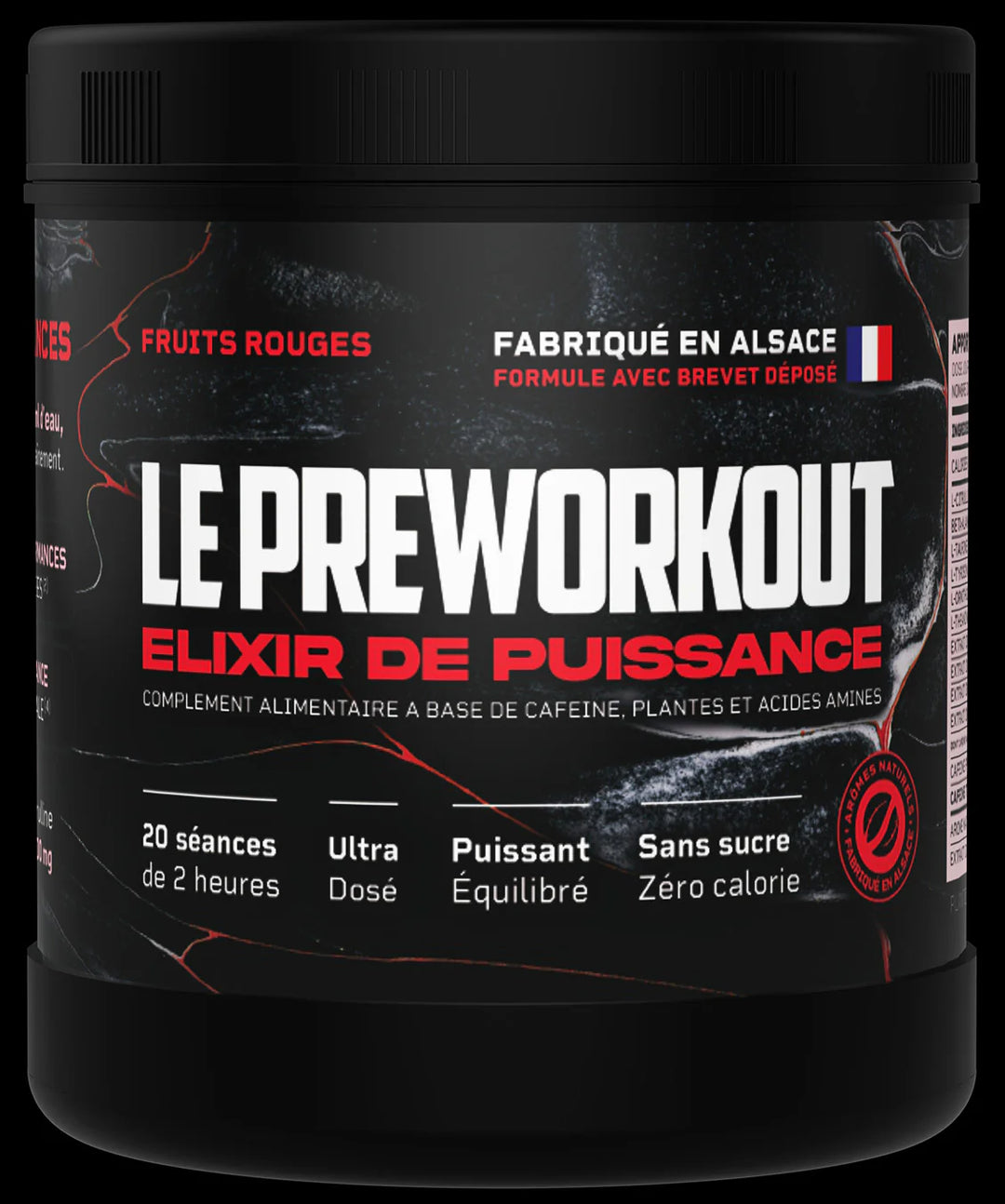 LE PREWORKOUT : Elixir de Puissance Fruits Rouges