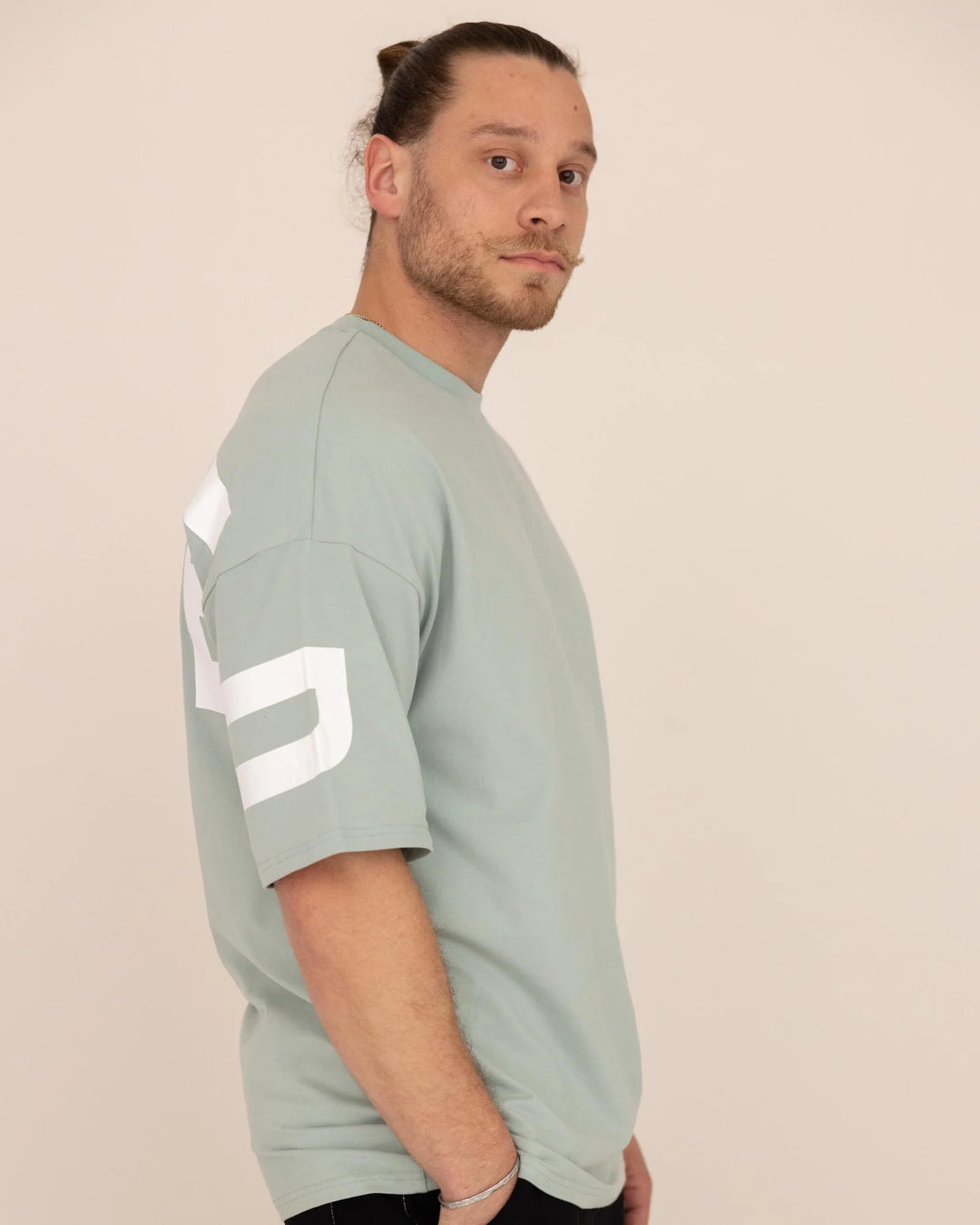 T-shirt Oversize - Vert Sage