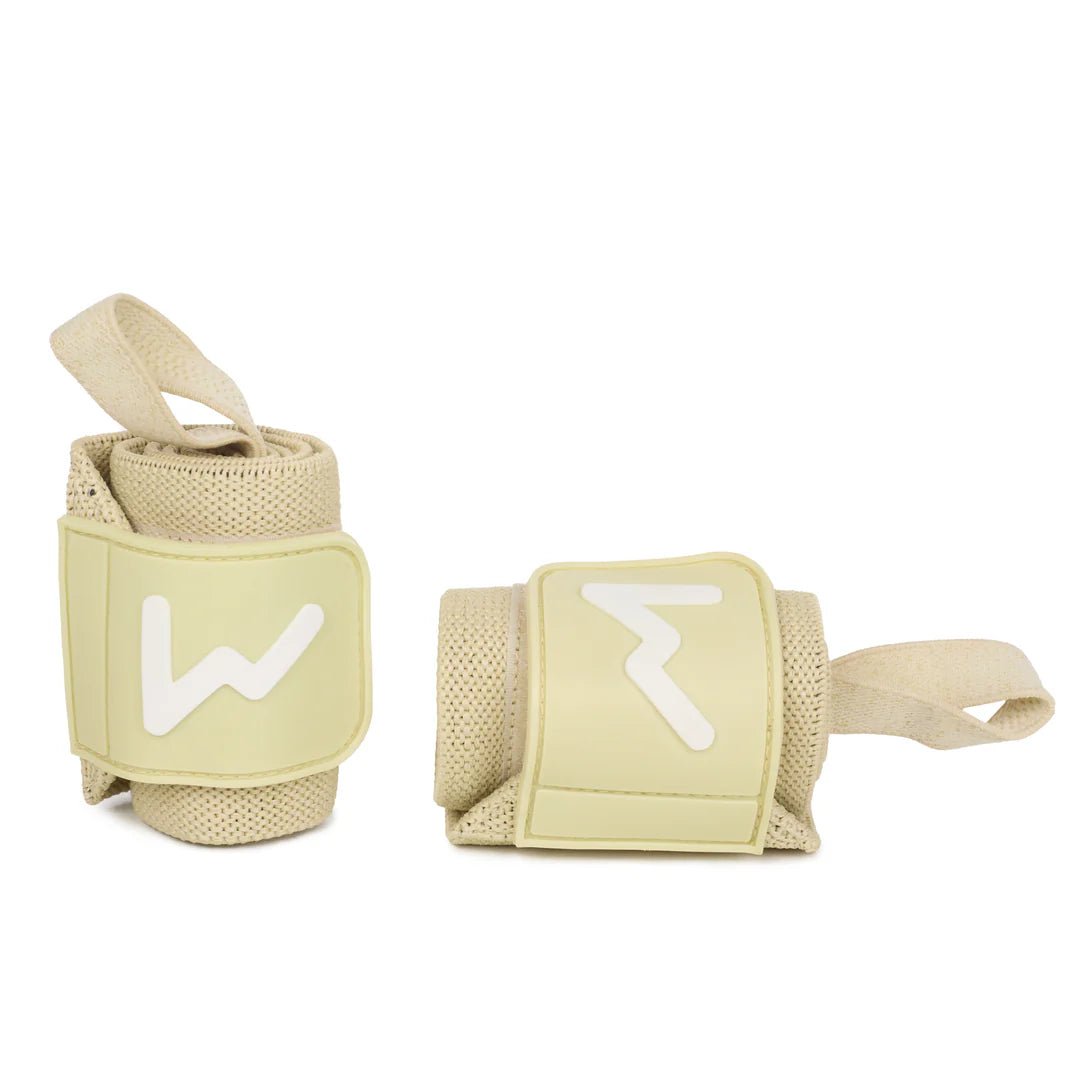 Bracelets d'haltérophilie Crème