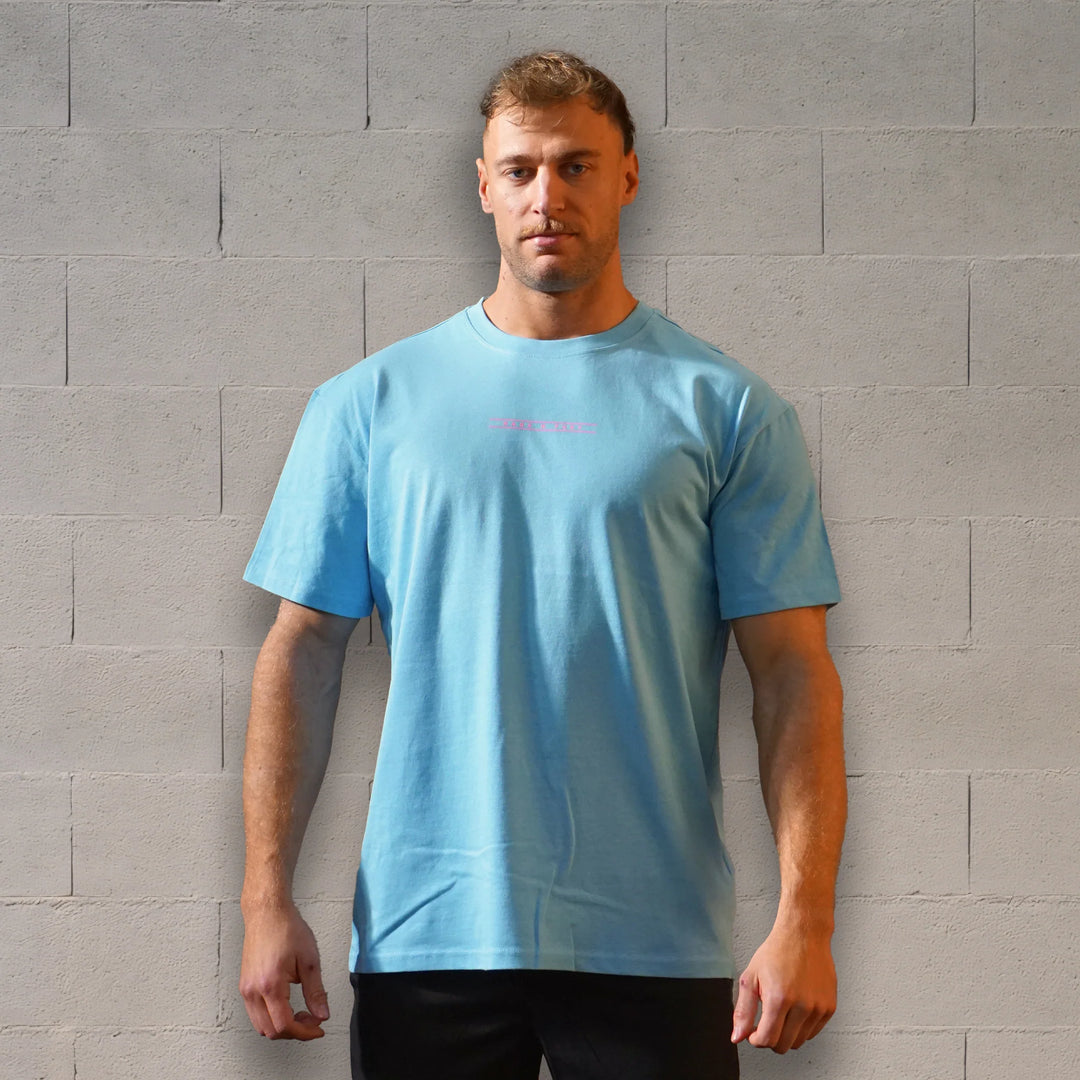 Tshirt Oversize Unisex Bleu Love