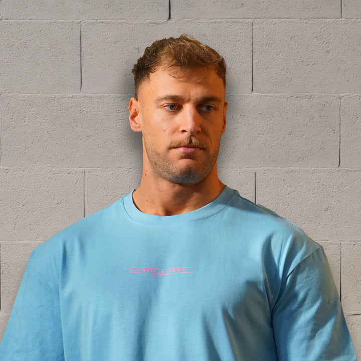 Tshirt Oversize Unisex Bleu Love