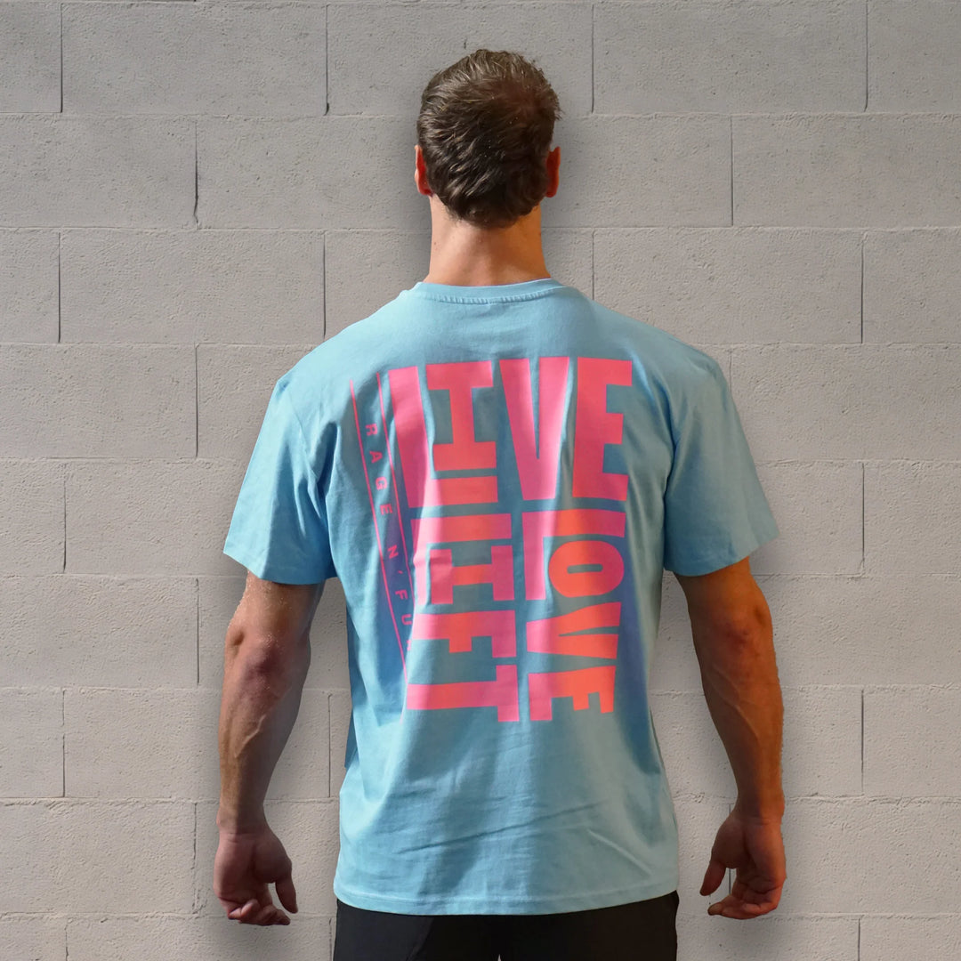 Tshirt Oversize Unisex Bleu Love