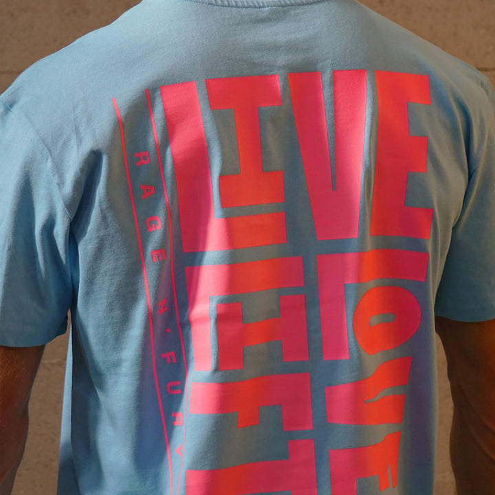 Tshirt Oversize Unisex Bleu Love