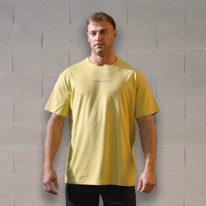 Tshirt Oversize Unisex Jaune Love