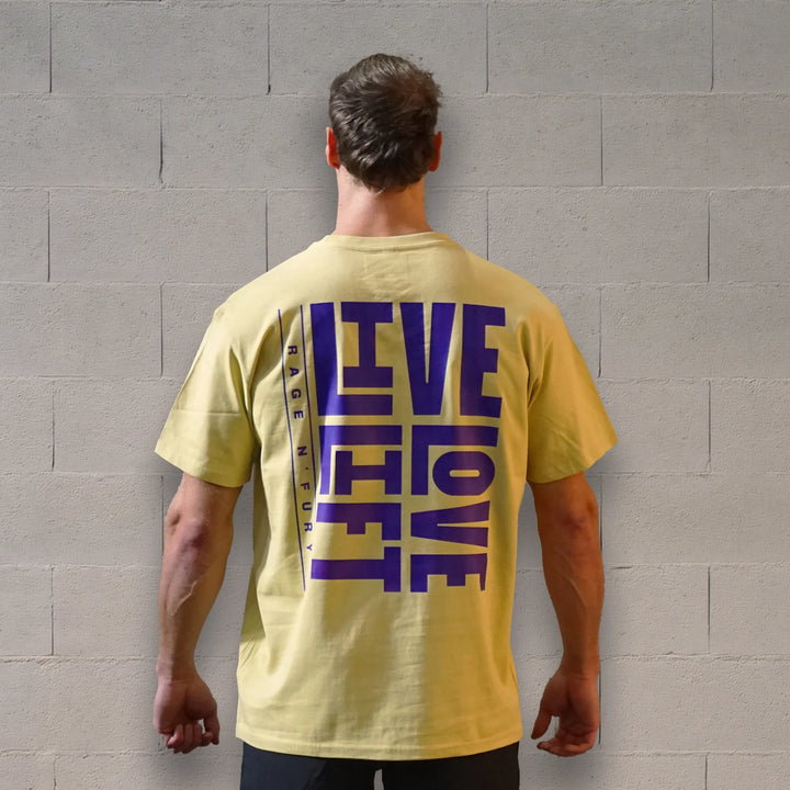 Tshirt Oversize Unisex Jaune Love