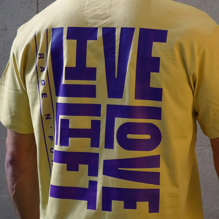 Tshirt Oversize Unisex Jaune Love