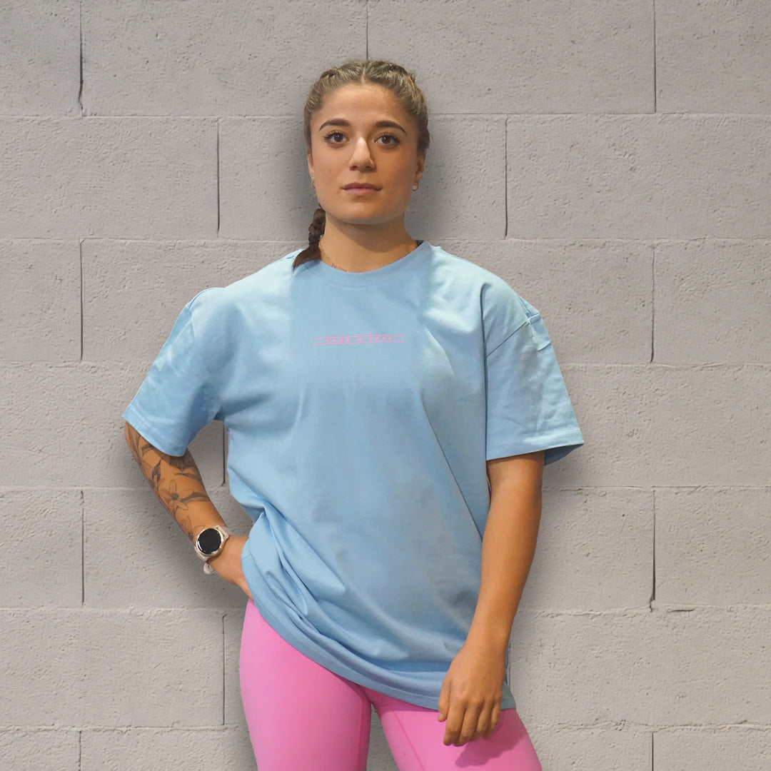 Tshirt Oversize Unisex Bleu Love