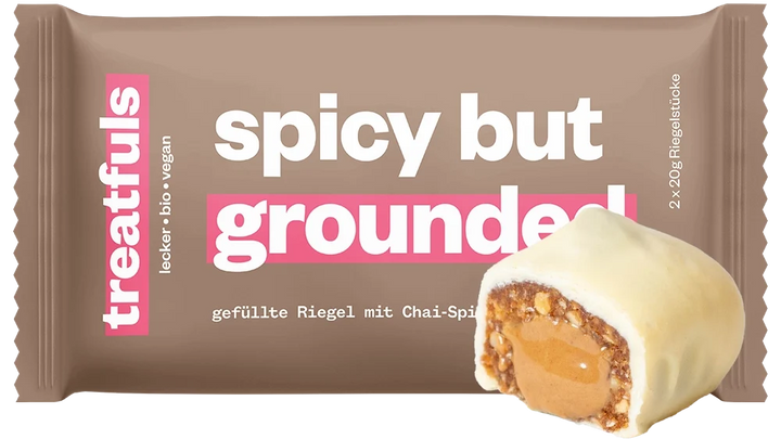 Barre Treatfuls - Chai Latte chocolat blanc fourrée « Spicy but grounded »