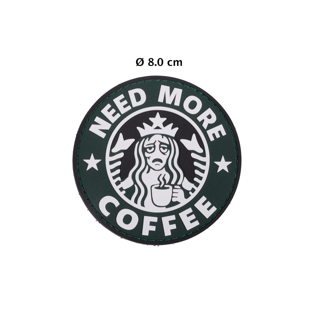 Parche Pvc Need More Coffee