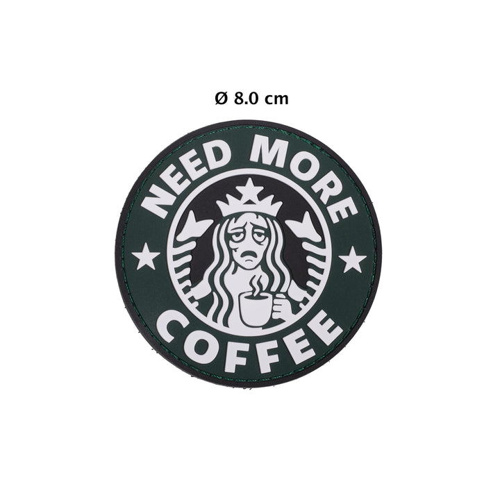 Parche Pvc Need More Coffee