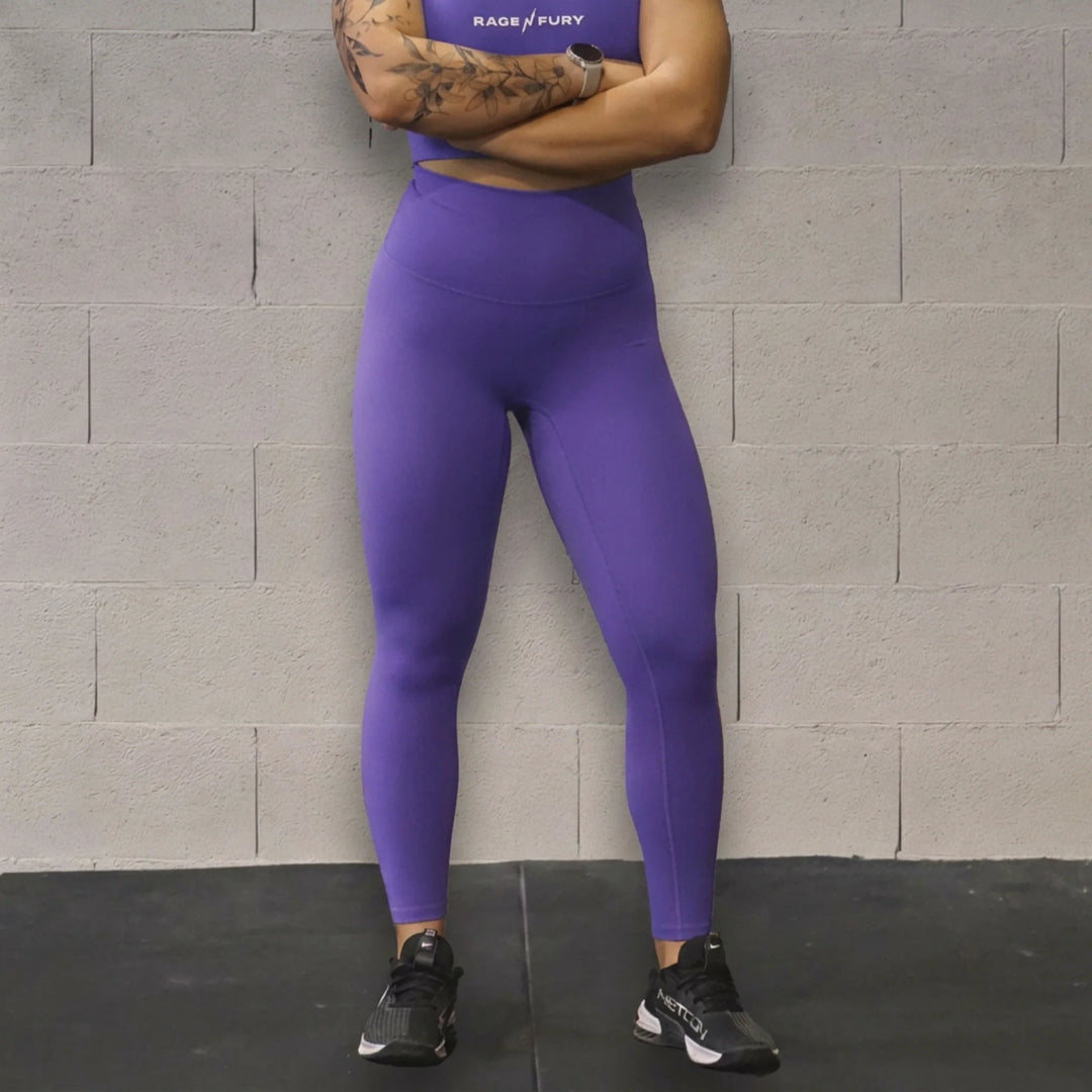 Legging Power Bloom - Violet