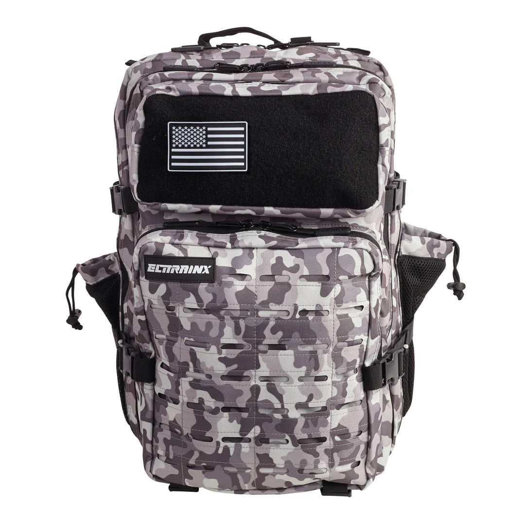V2 45L Tactical Backpack Black and White Camouflage