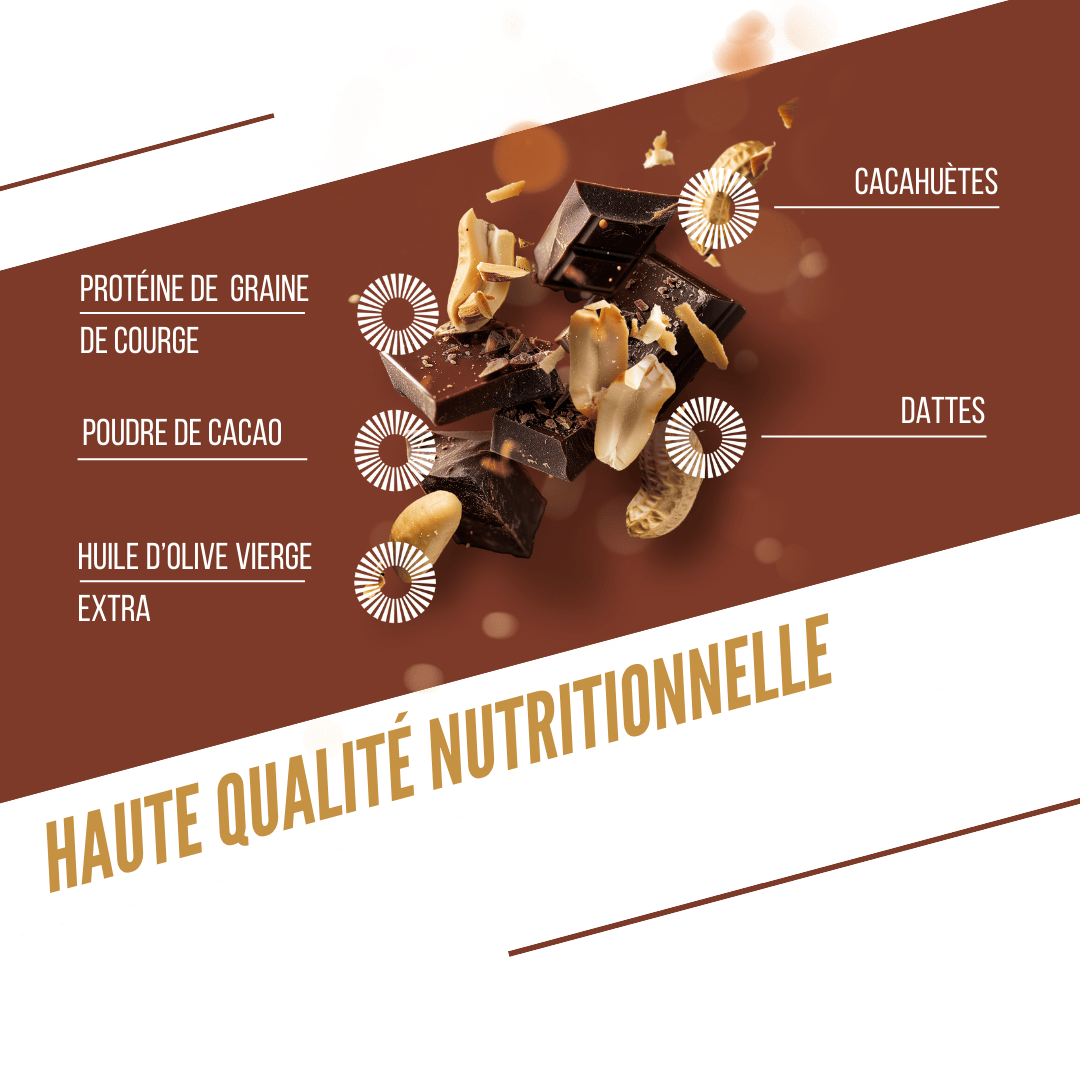 Barres Protéinée -  Chocolat/Cacahuète