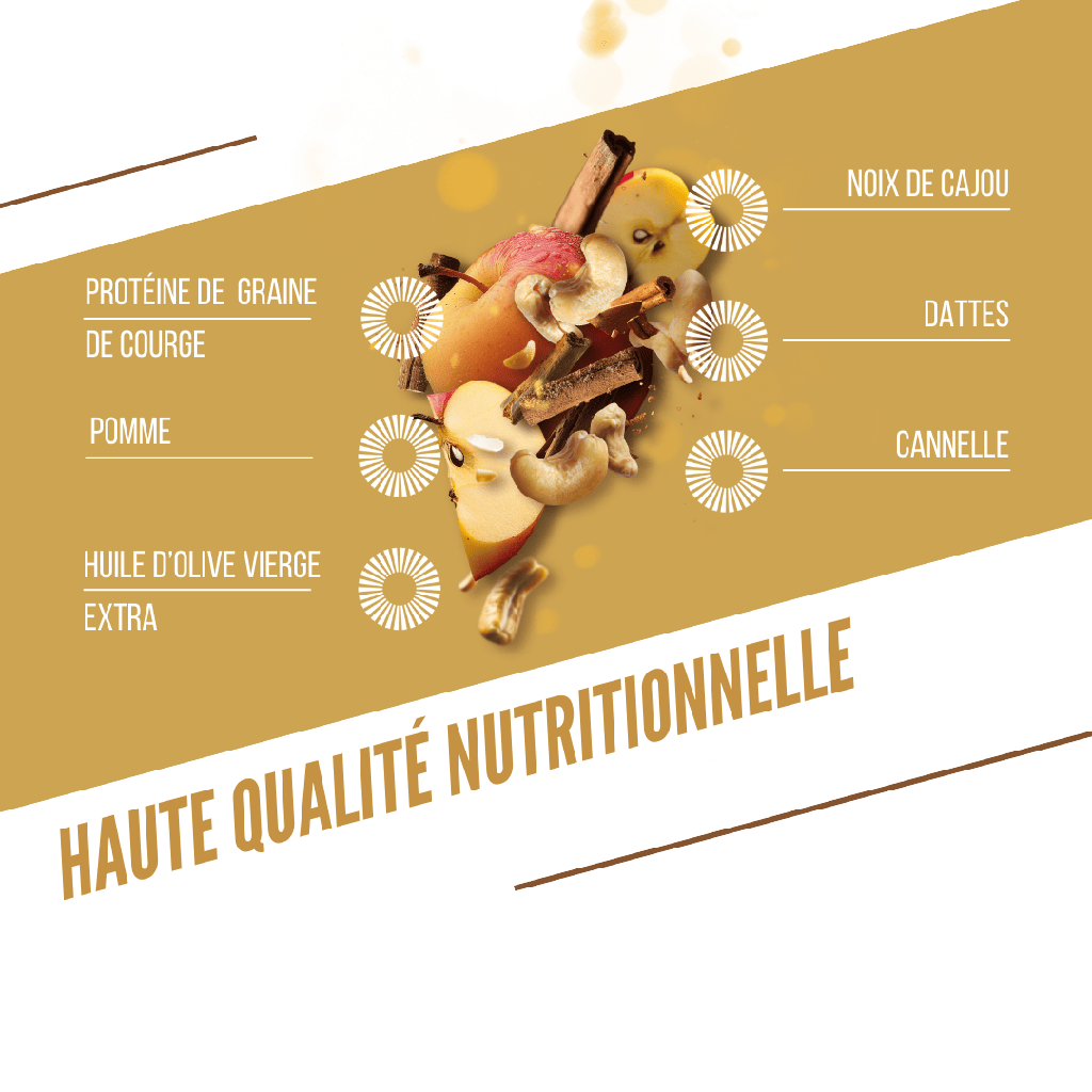 Barres Protéinée - Pomme/Cannelle