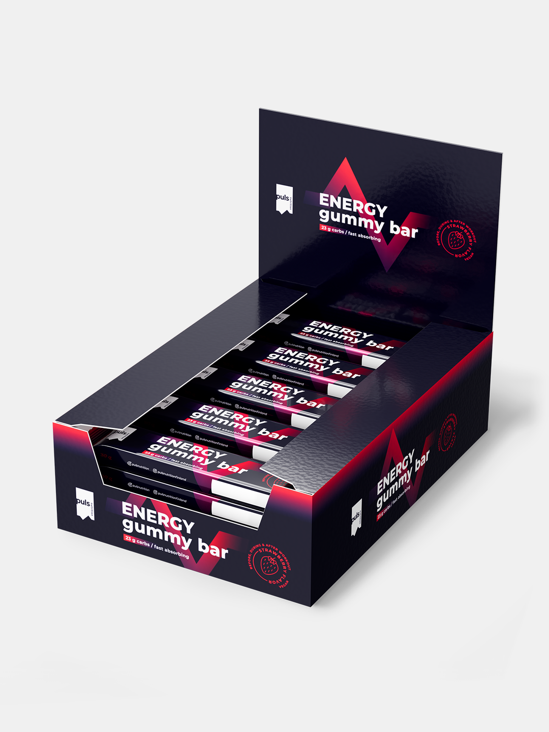 ENERGY Gummy Bar – Fraise (30 g)