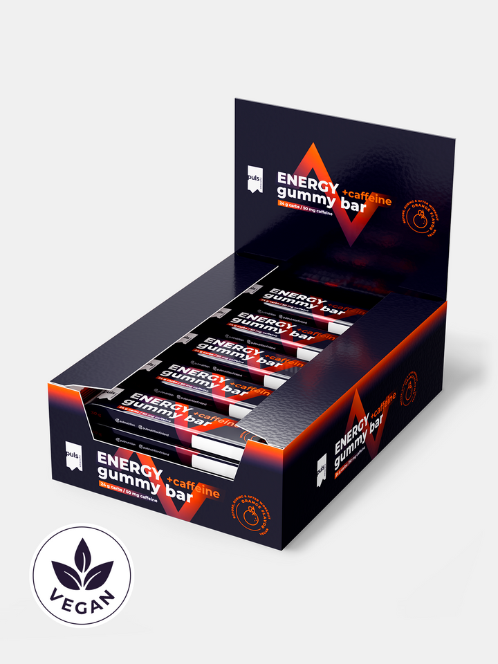 ENERGY+CAFFEINE Gummy Bar – Orange (30 g)
