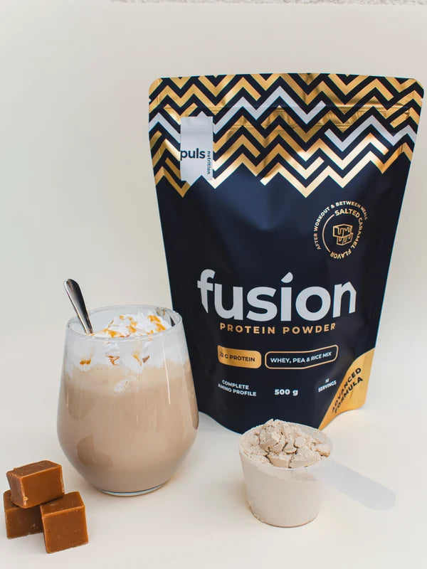 Protéines Fusion Caramel salé 500 g