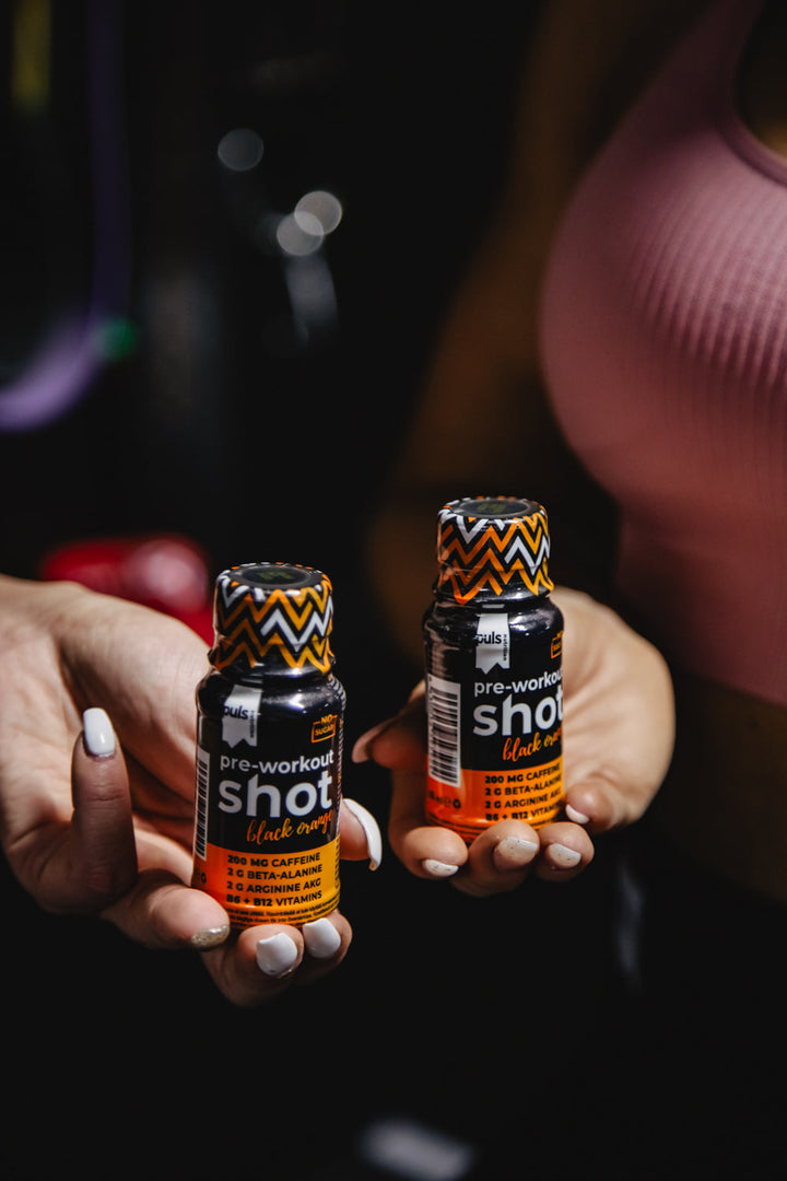PRE-WORKOUT SHOT – Black Orange (60 ml)