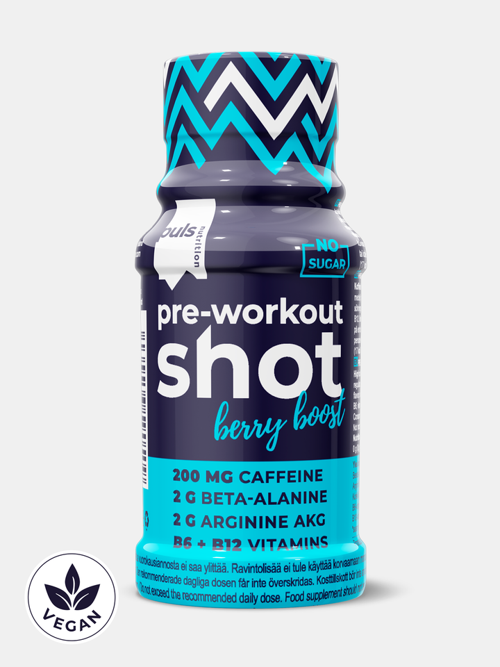 PRE-WORKOUT SHOT Berry boost 60 ml