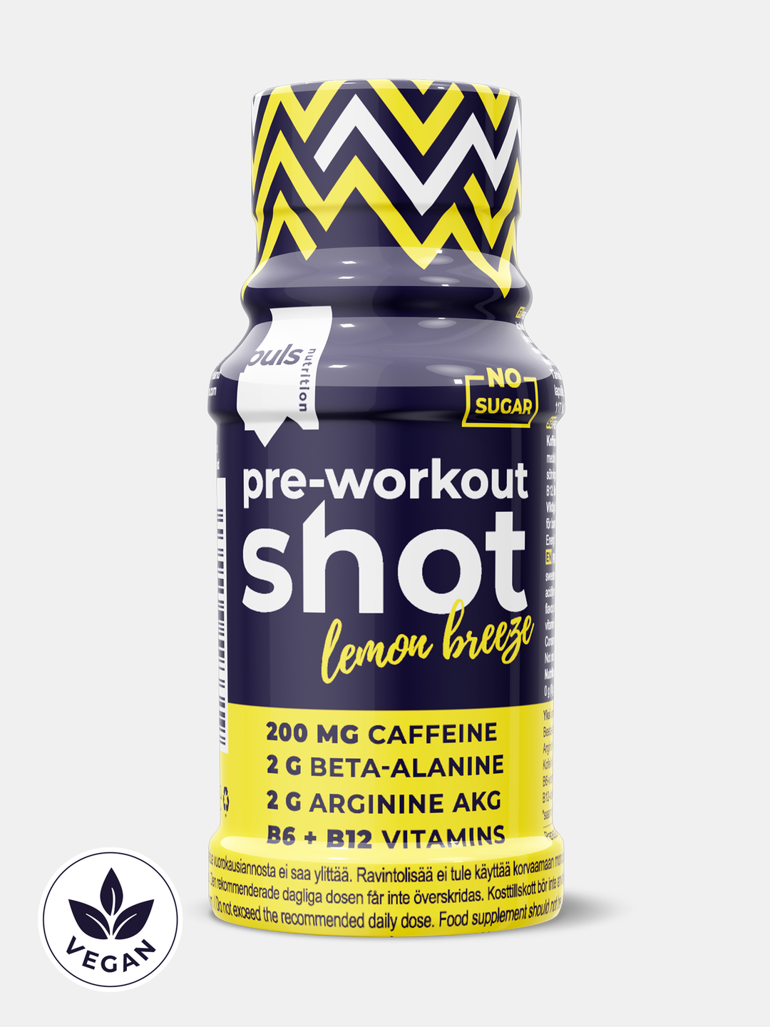 PRE-WORKOUT SHOT Lemon breeze 60 ml