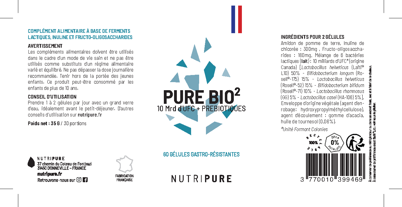 Pure Bio² (Pre and Probiotics)