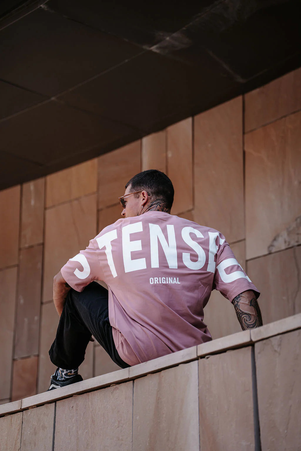 Tee-Shirt - Stensed Oversize New Rose