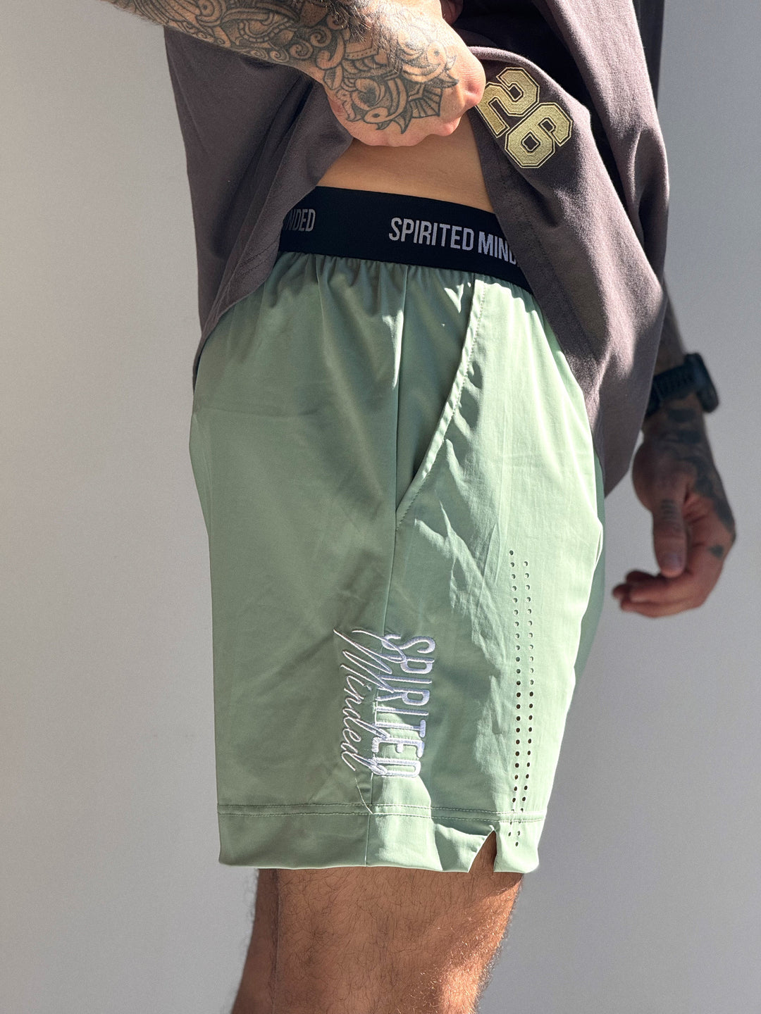 Short Solstice Flow - Vert Pastel