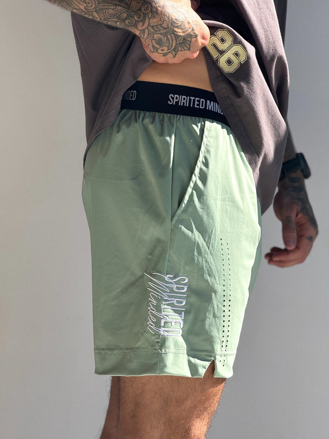 SHORT SOLSTICE FLOW - Vert Pastel