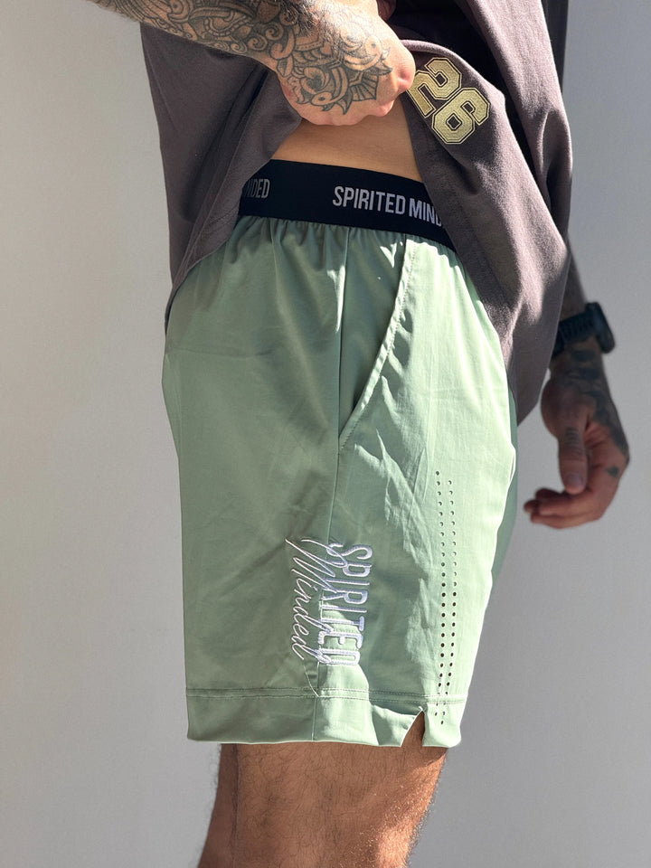 SHORT SOLSTICE FLOW - Vert Pastel