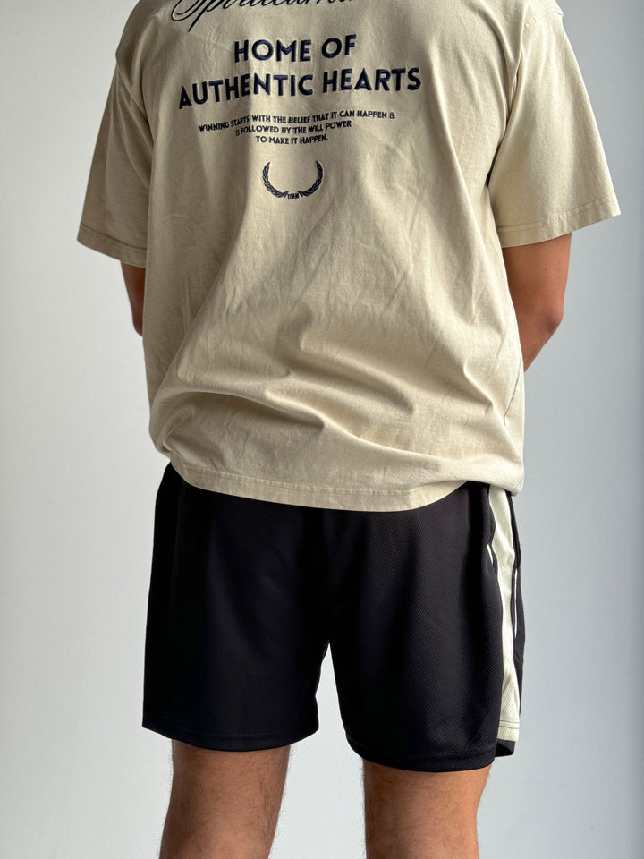 OLD SCHOOL SHORTS - BLACK