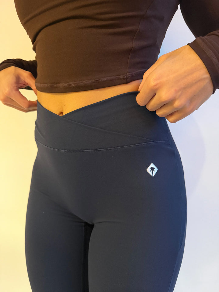 LEGGING "ESSENTIEL" MIDNIGHT BLUE CEINTURE CROISÉE