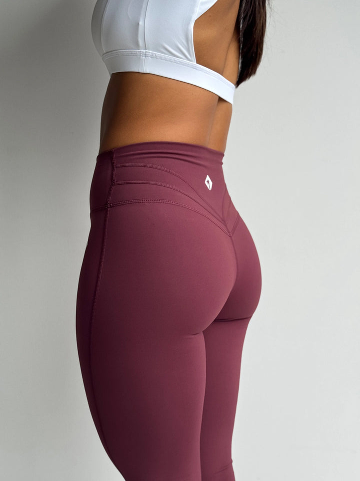 LEGGING SOLSTICE FLOW -  BORDEAUX