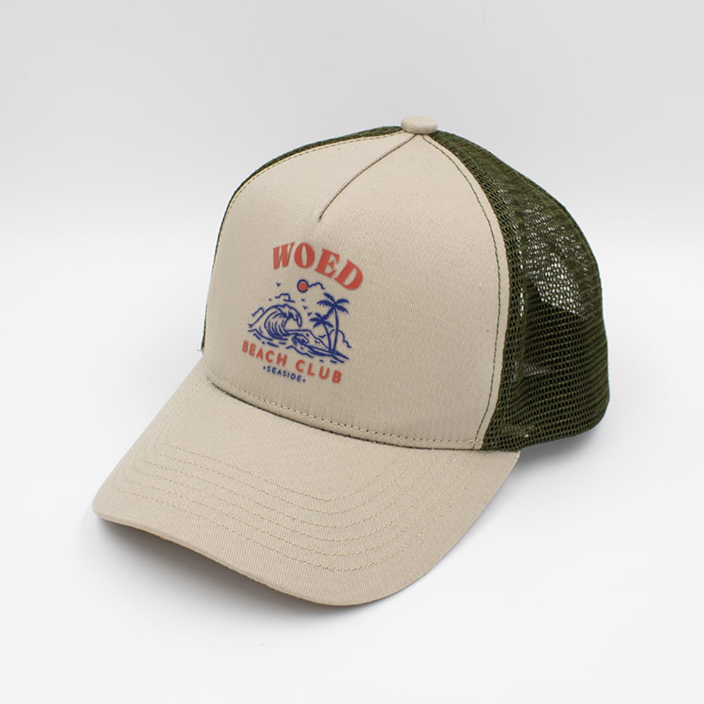 Casquette trucker Club de plage Woed