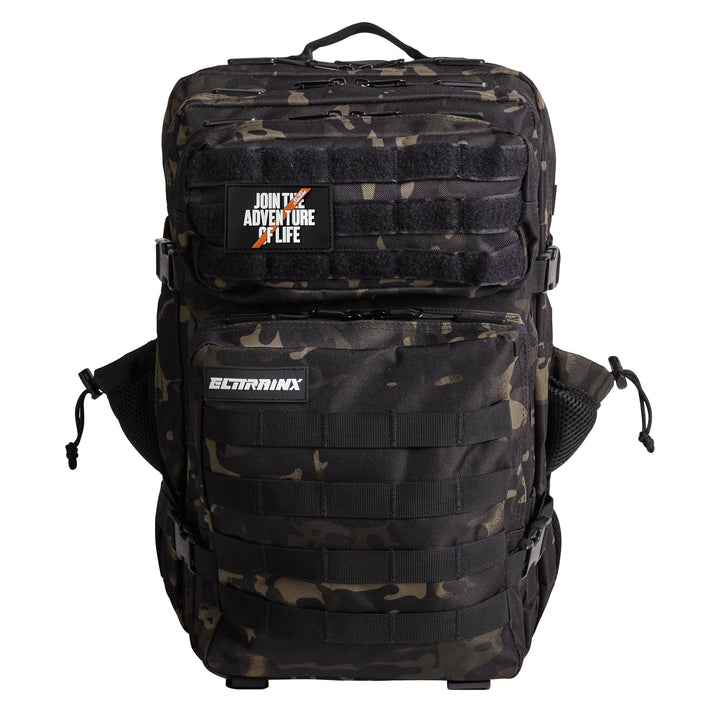 Sac à dos tactique V1 45L NOIR CAMOUFLAGE