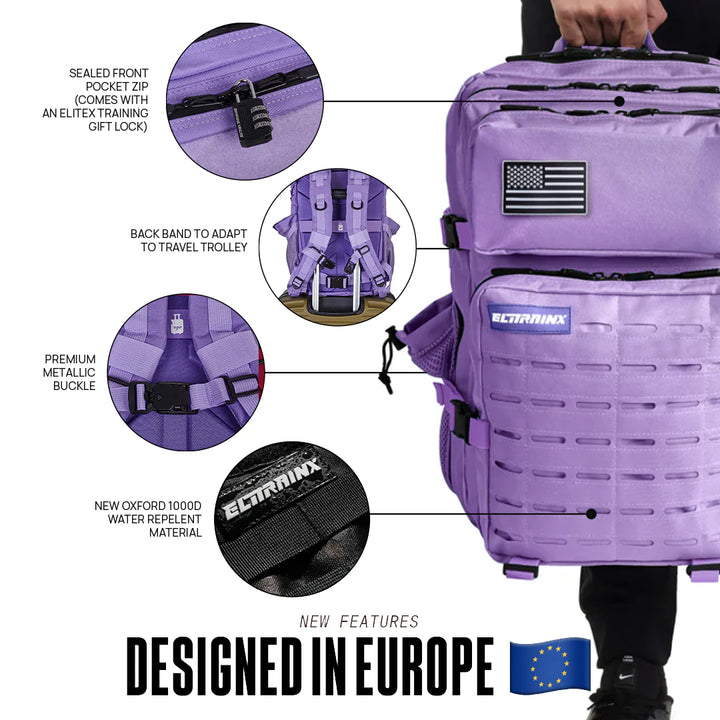Sac à dos tactique V2 45L Lavande