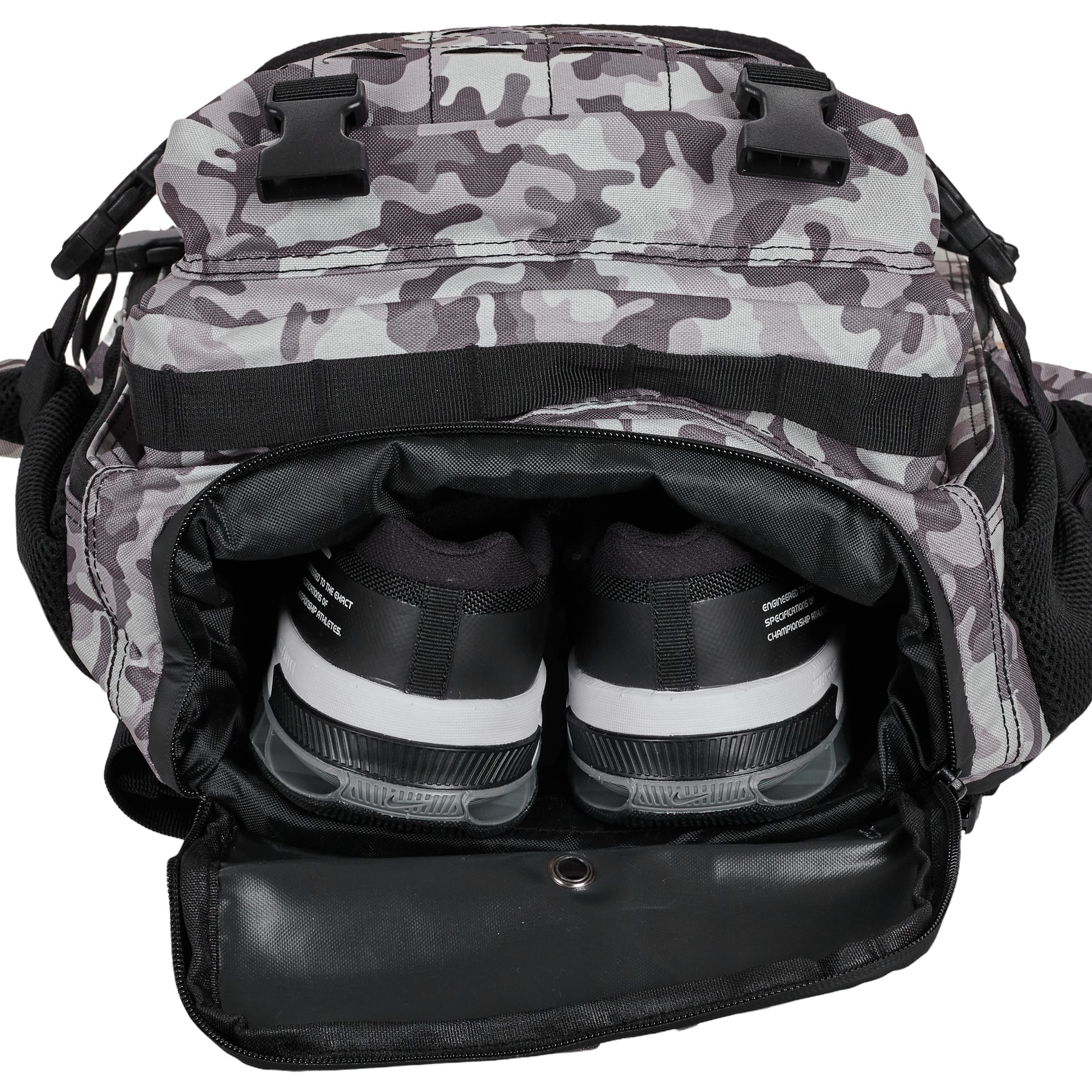 V2 45L Tactical Backpack Black and White Camouflage