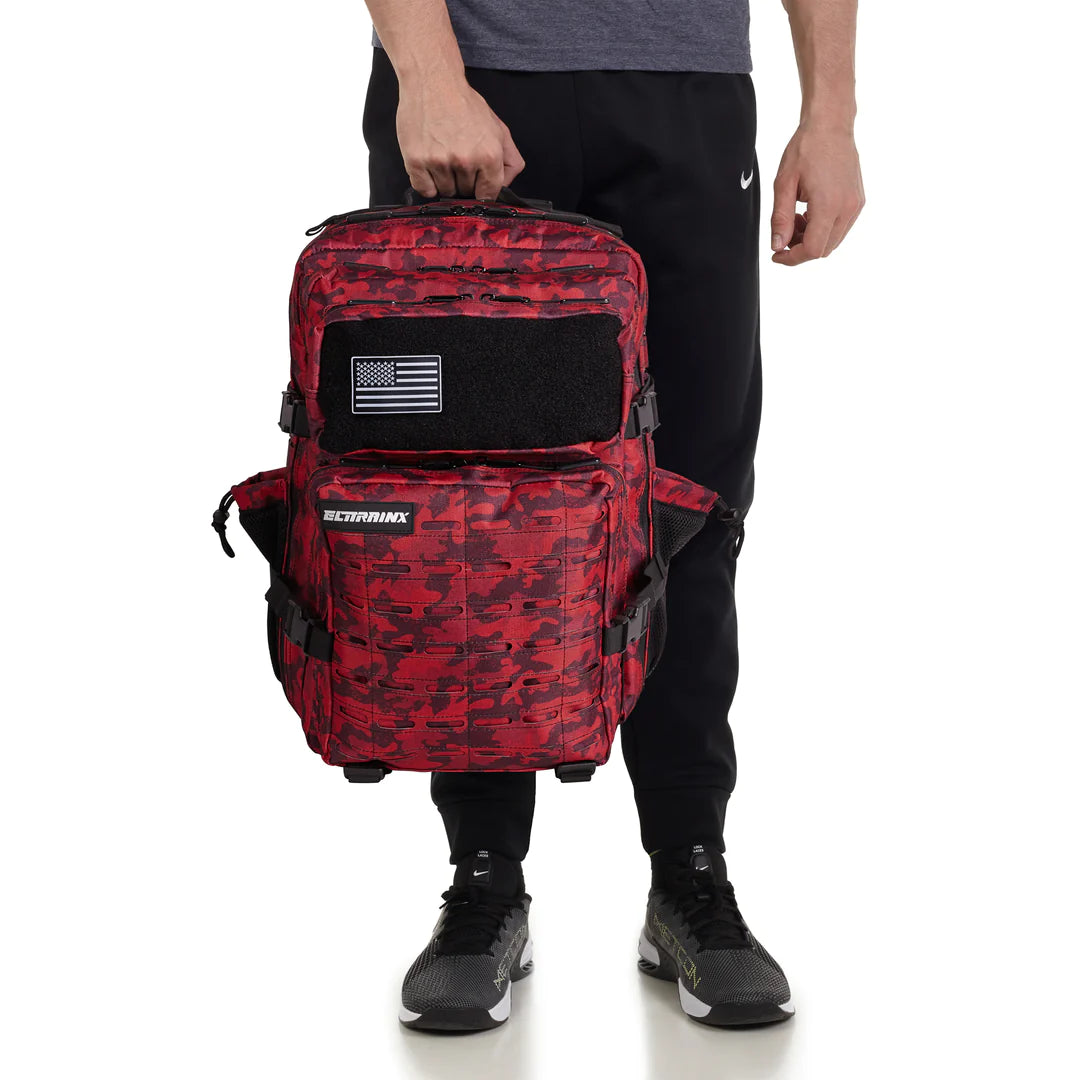 Sac à dos tactique V2 45L Camouflage Rouge