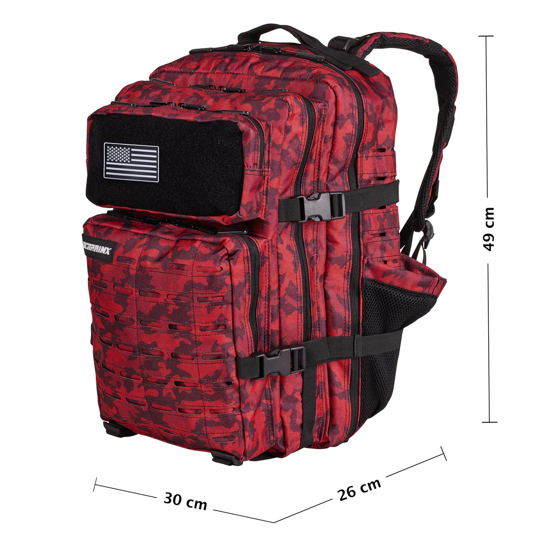 Sac à dos tactique V2 45L Camouflage Rouge