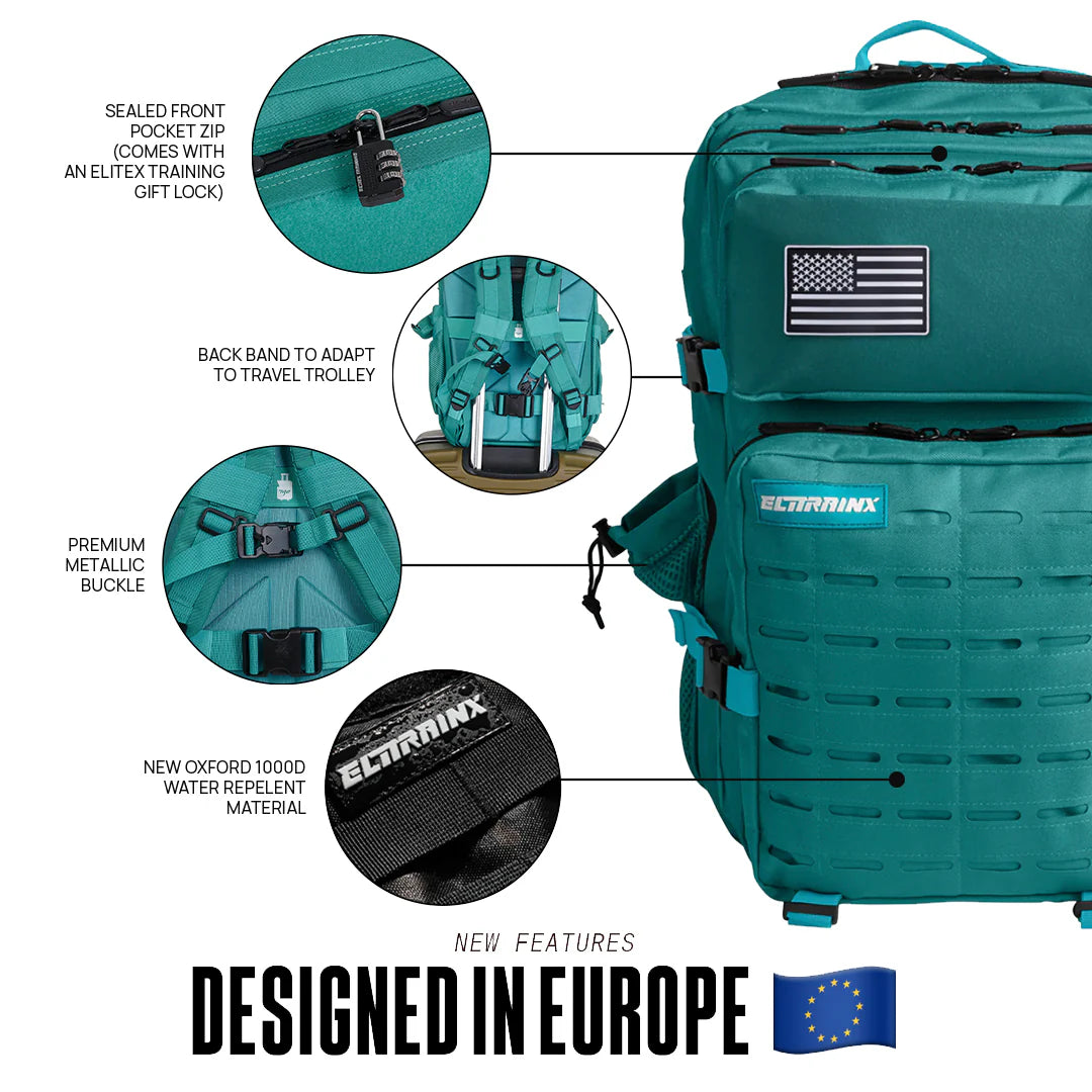 V2 45L Tactical Backpack Turquoise
