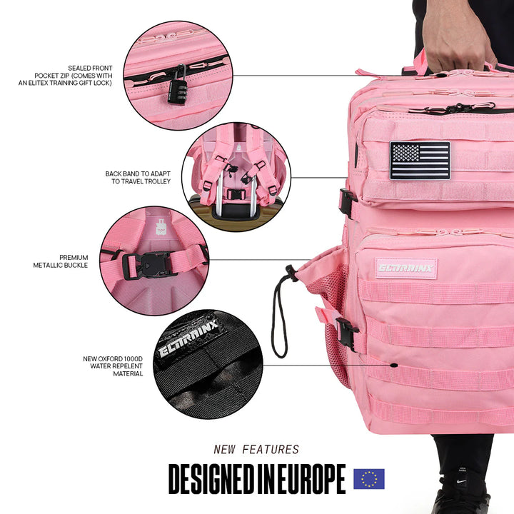 Sac à dos tactique V2 45L Rose