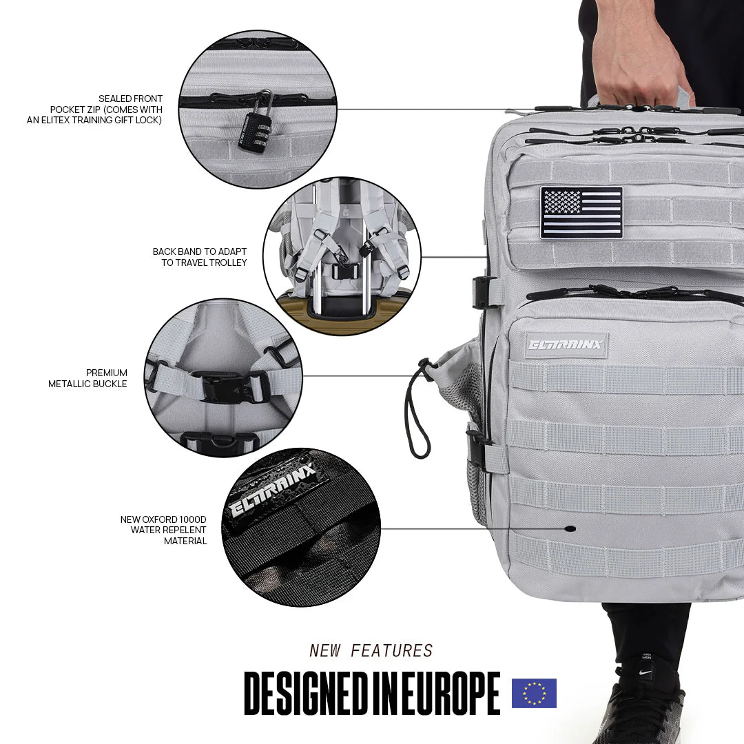 V1 45L Silver Tactical Backpack
