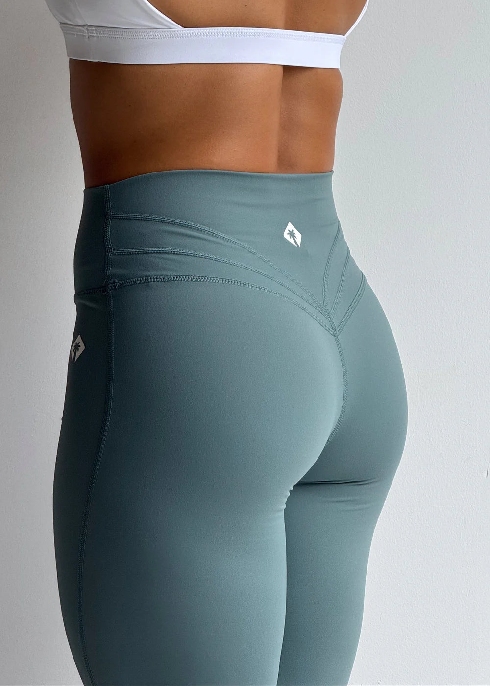 LEGGING SOLSTICE FLOW - GREEN WATER