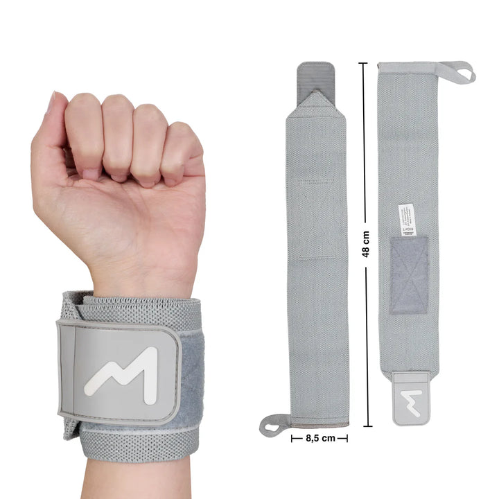 Bracelets d'haltérophilie Gris