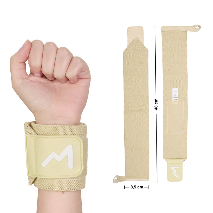Bracelets d'haltérophilie Crème