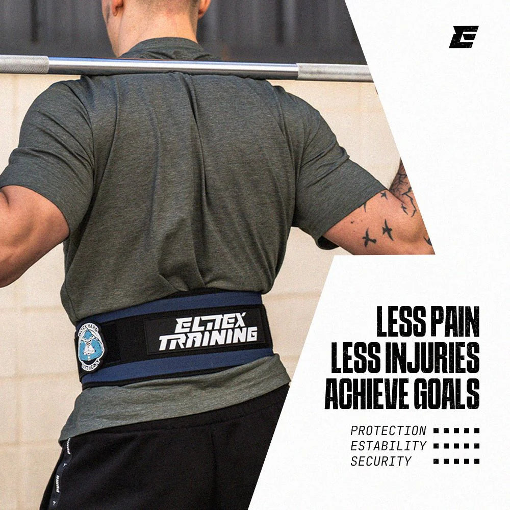 Ceinture d'haltérophilie - Bleue 2.0