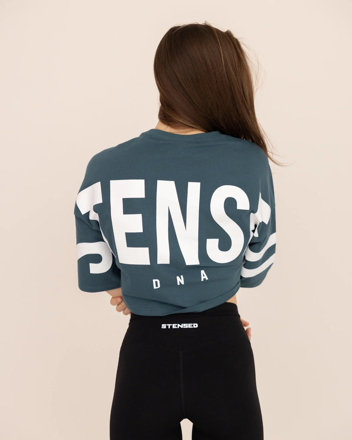 DNA Crop Top Oversize Vert